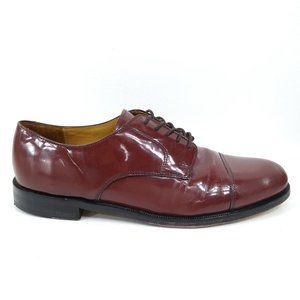 Cole Haan Caldwell Oxford Mens 9.5 D Burgundy Shoe